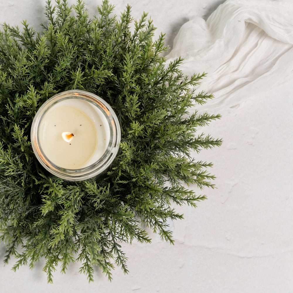 Cedar Candle Ring