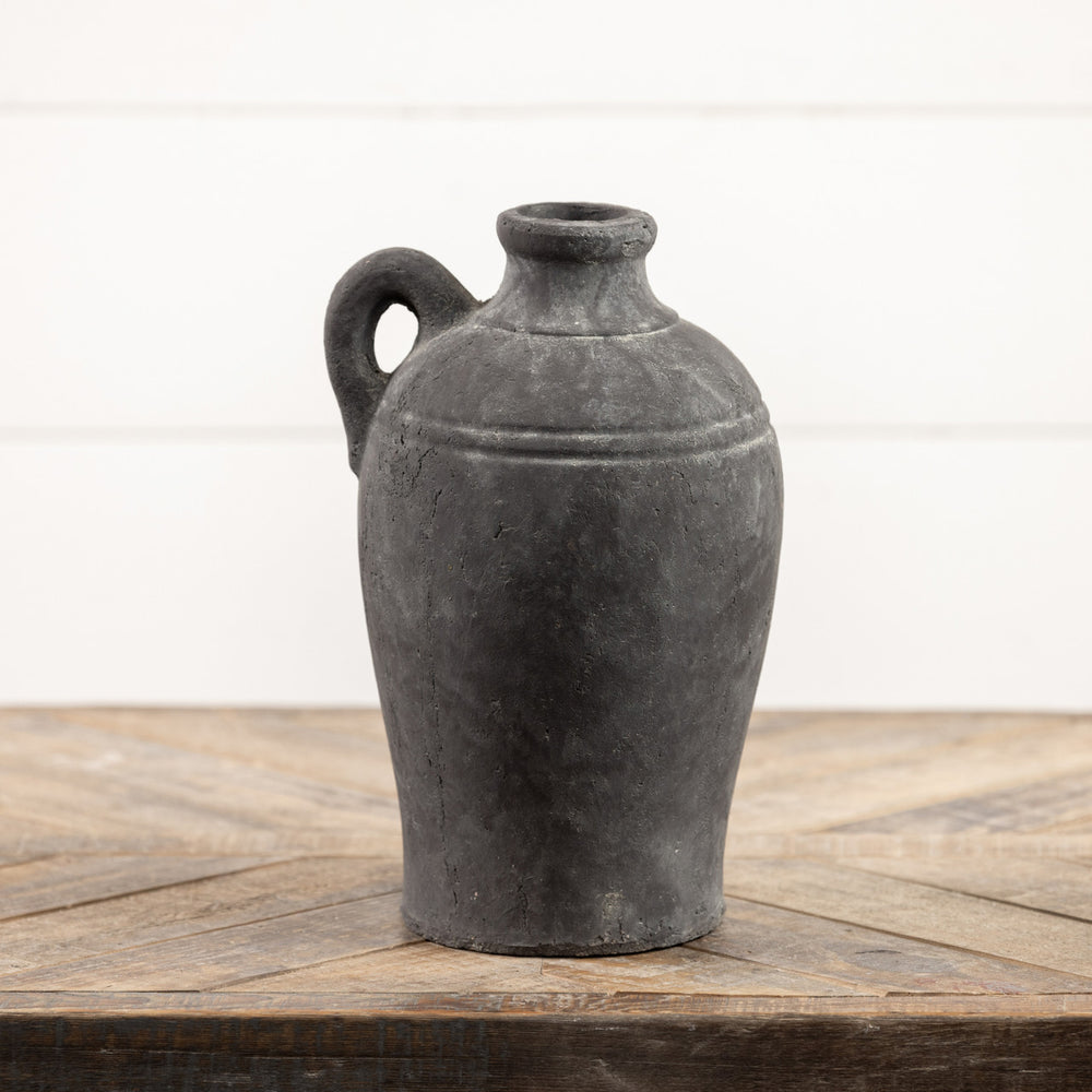 Stoneware Urn Vase with Handle