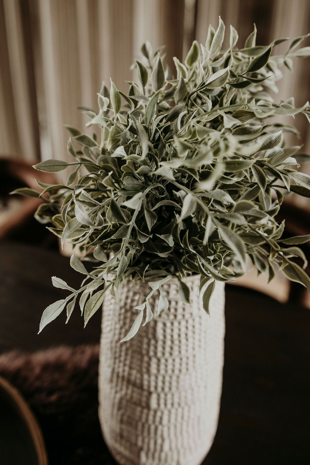 Artificial Soft Green Tea Leaf Bush - 16"
