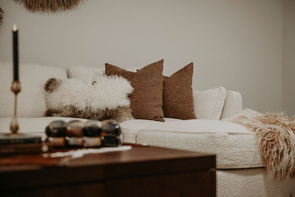 Tibetan Lamb Pillows - Multiple Colors & Sizes