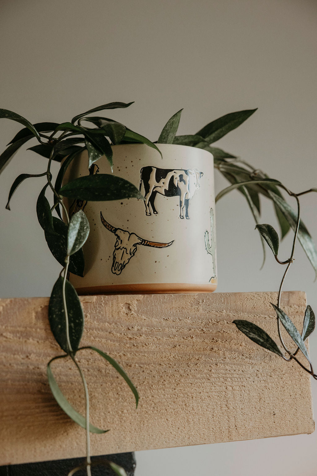 Saddle Up Ceramic Planter - 2 Sizes