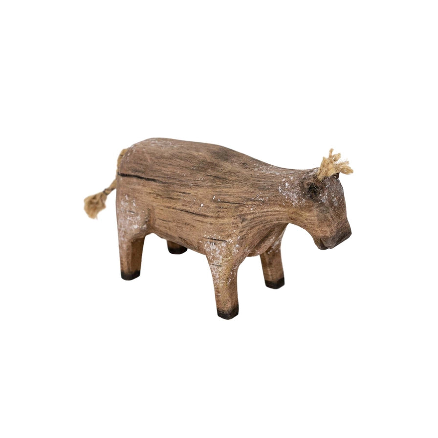 Wood + Jute Figurine - 2 Styles