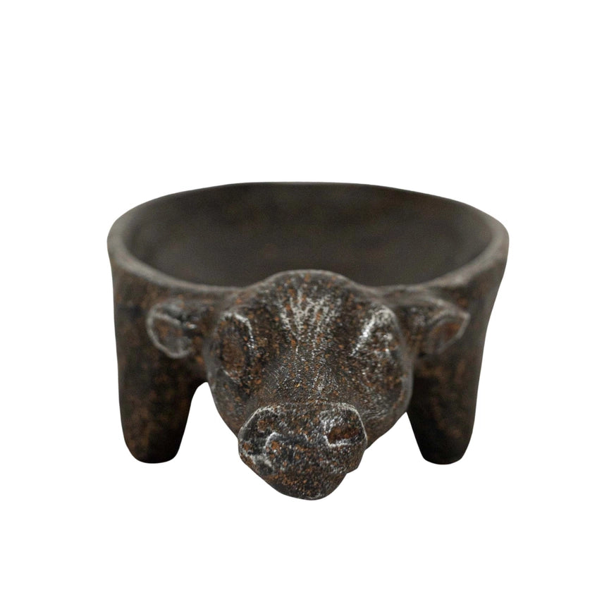 Cast Iron Cow Dish