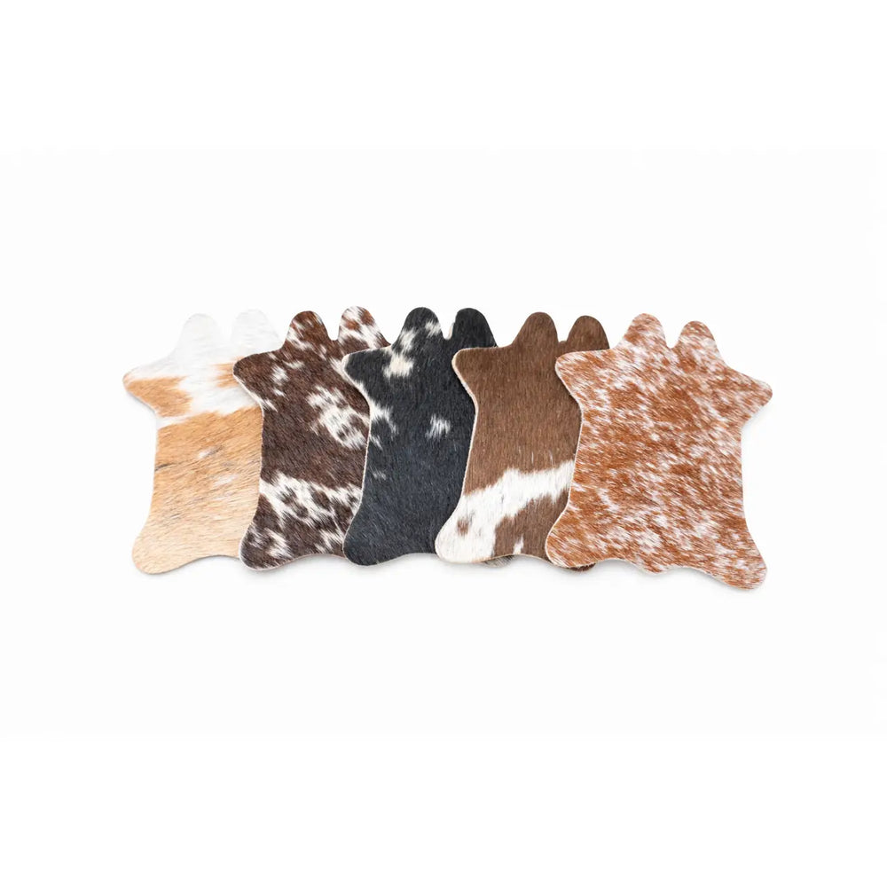 Mini Cowhide Rug Coaster