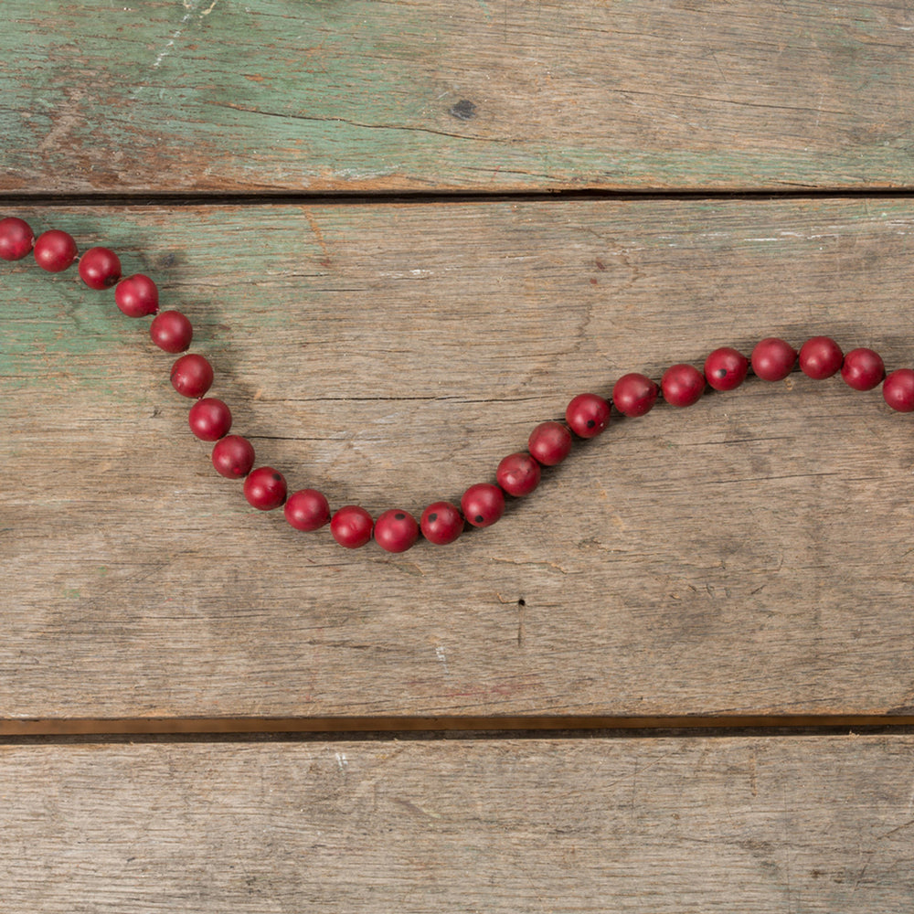 Holiday Popcorn & Cranberries Garland - 3 Styles