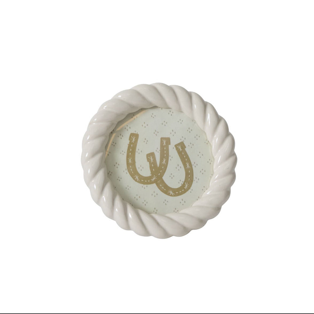 Laid Rope Ceramic Photo Frame
