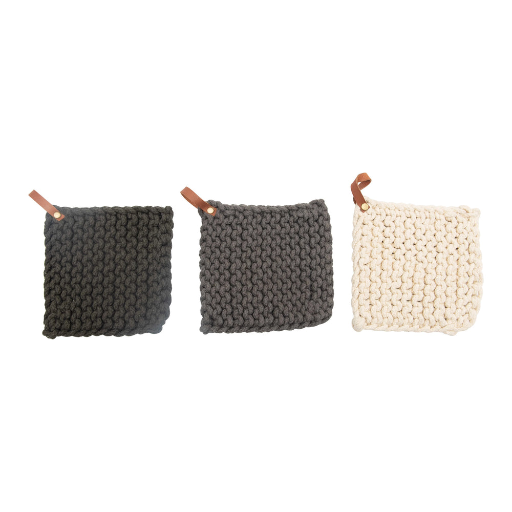 Thick Cotton Pot Holder - 3 Colors