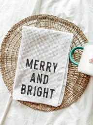 Merry & Bright Tea Towel