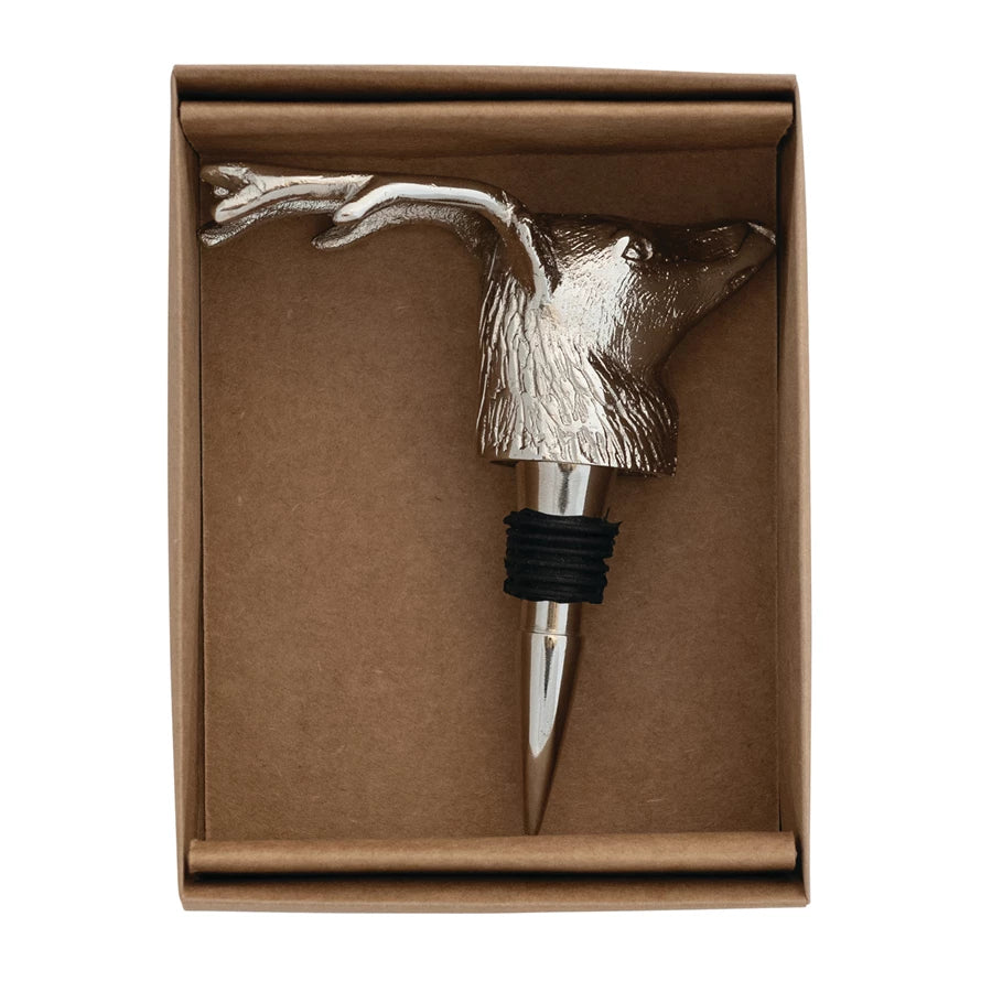 Stag Head Bottle Stopper