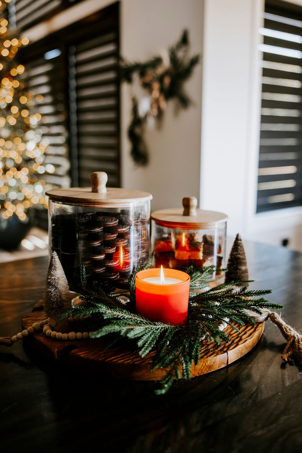Norfolk Pine Candle Ring