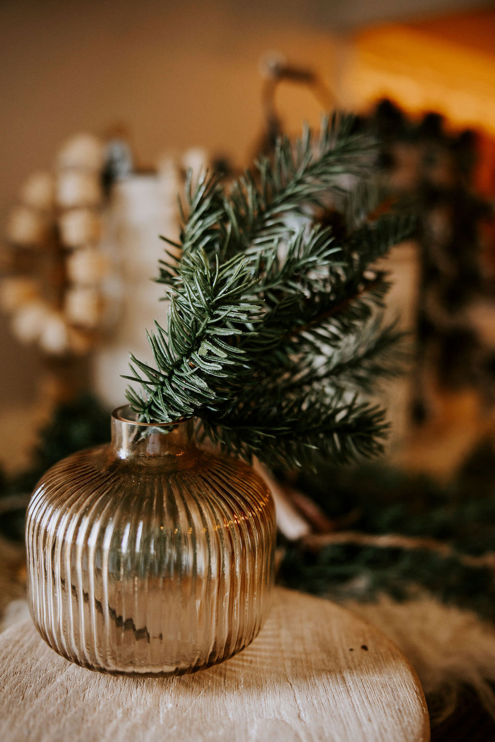 Fir & Mini Pinecone Pick