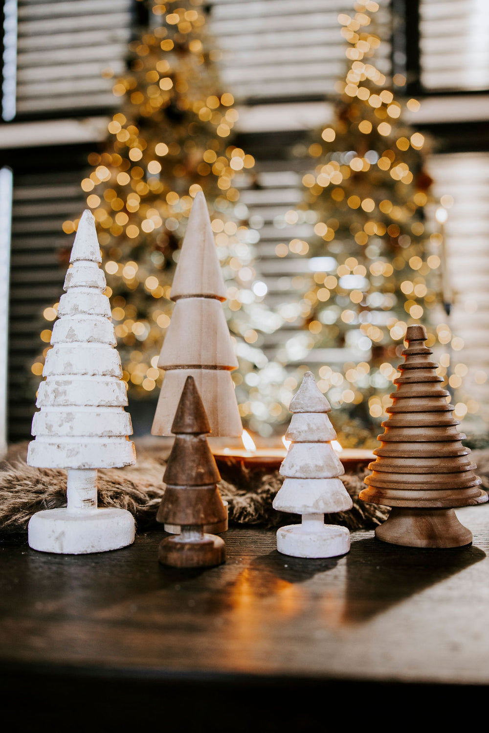 Wooden Tiered Tree - 2 styles