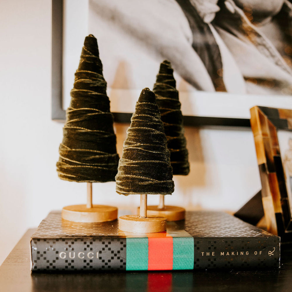 Green Velvet Tree - 3 Sizes