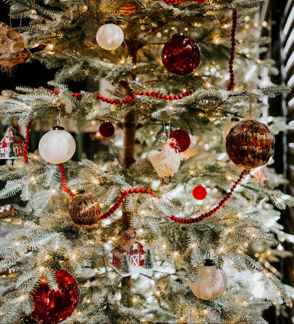 Ribbed Glass Ornament - 3 Sizes