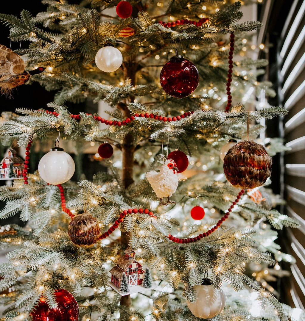 Holiday Popcorn & Cranberries Garland - 3 Styles