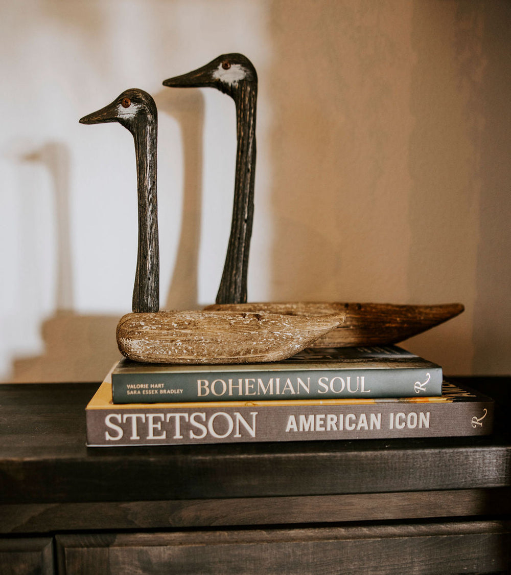 Wooden Goose Sitter - 2 Sizes