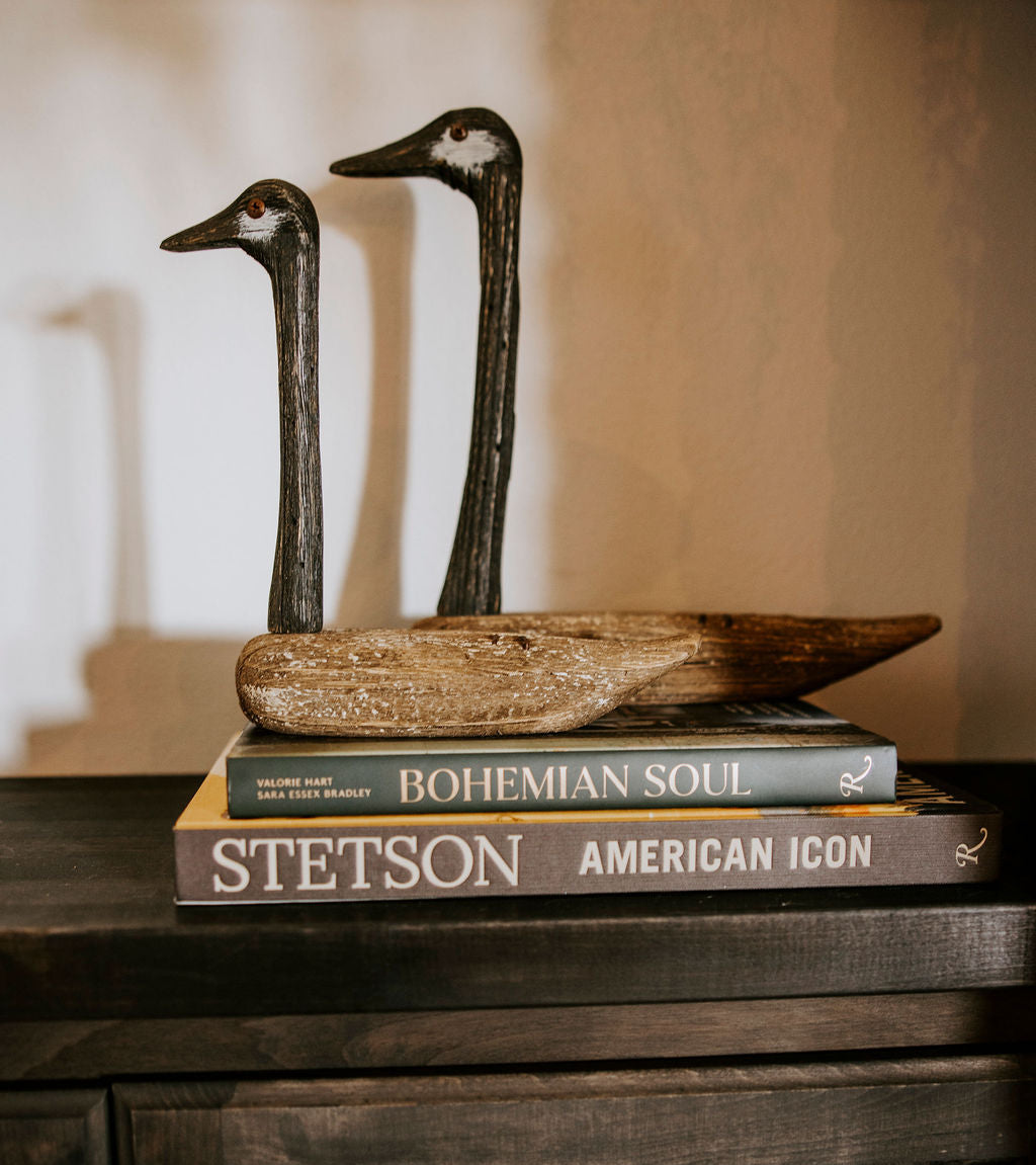 Wooden Goose Sitter - 2 Sizes
