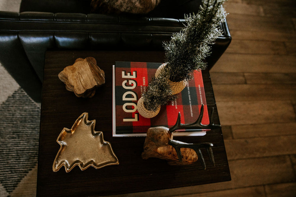 Gold Tree Shaped Dish