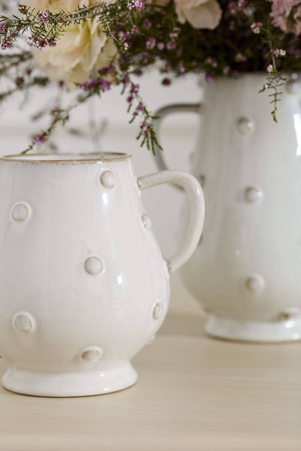 Glossy Raised Dots Vase - 2 Sizes