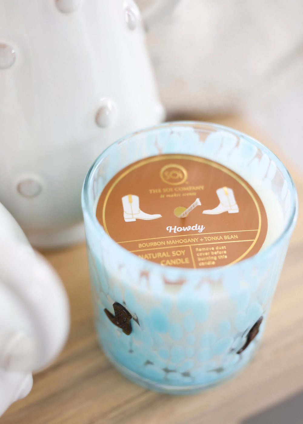 Handcrafted Cowboy Boot Candle