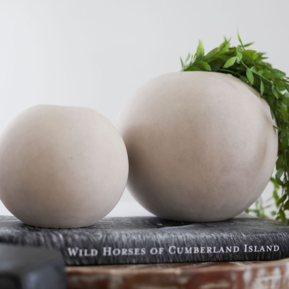 Round Ceramic Vase - 2 Sizes