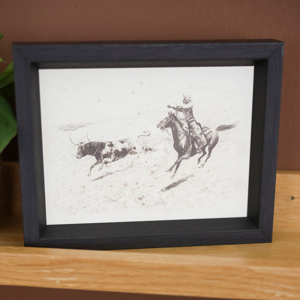 The Long Throw Framed Art - 3 Sizes