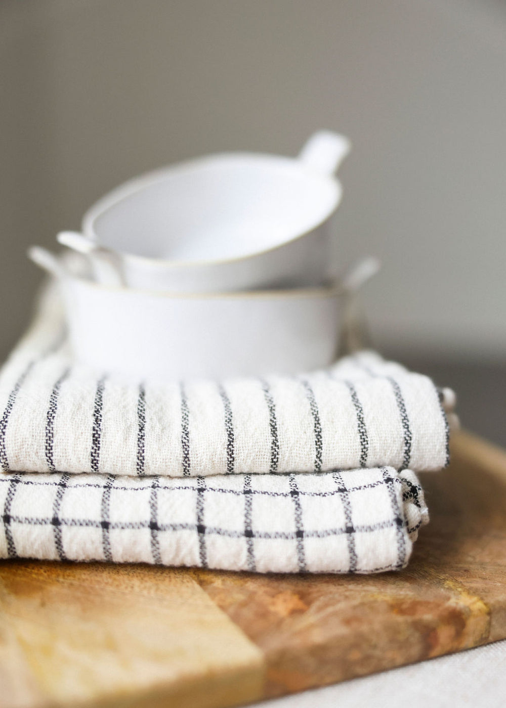 Lined Cotton Tea Towel - 2 Styles