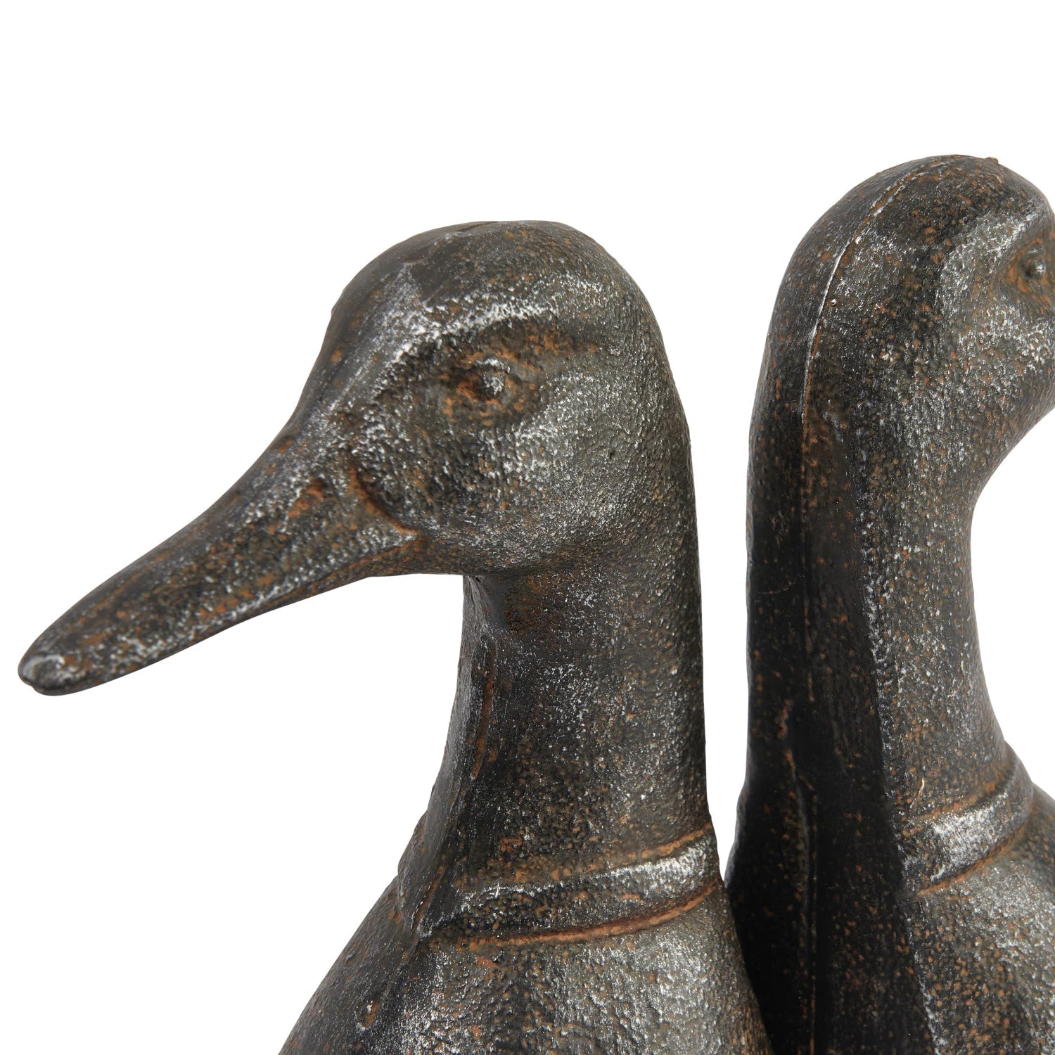 Rustic Duck Head Bookends