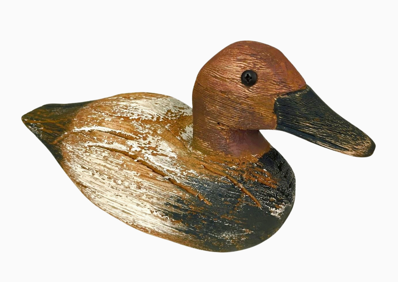 Hand Carved Rustic Duck