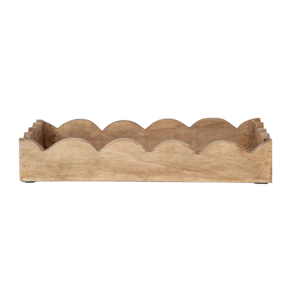 Scalloped Edge Serving Tray