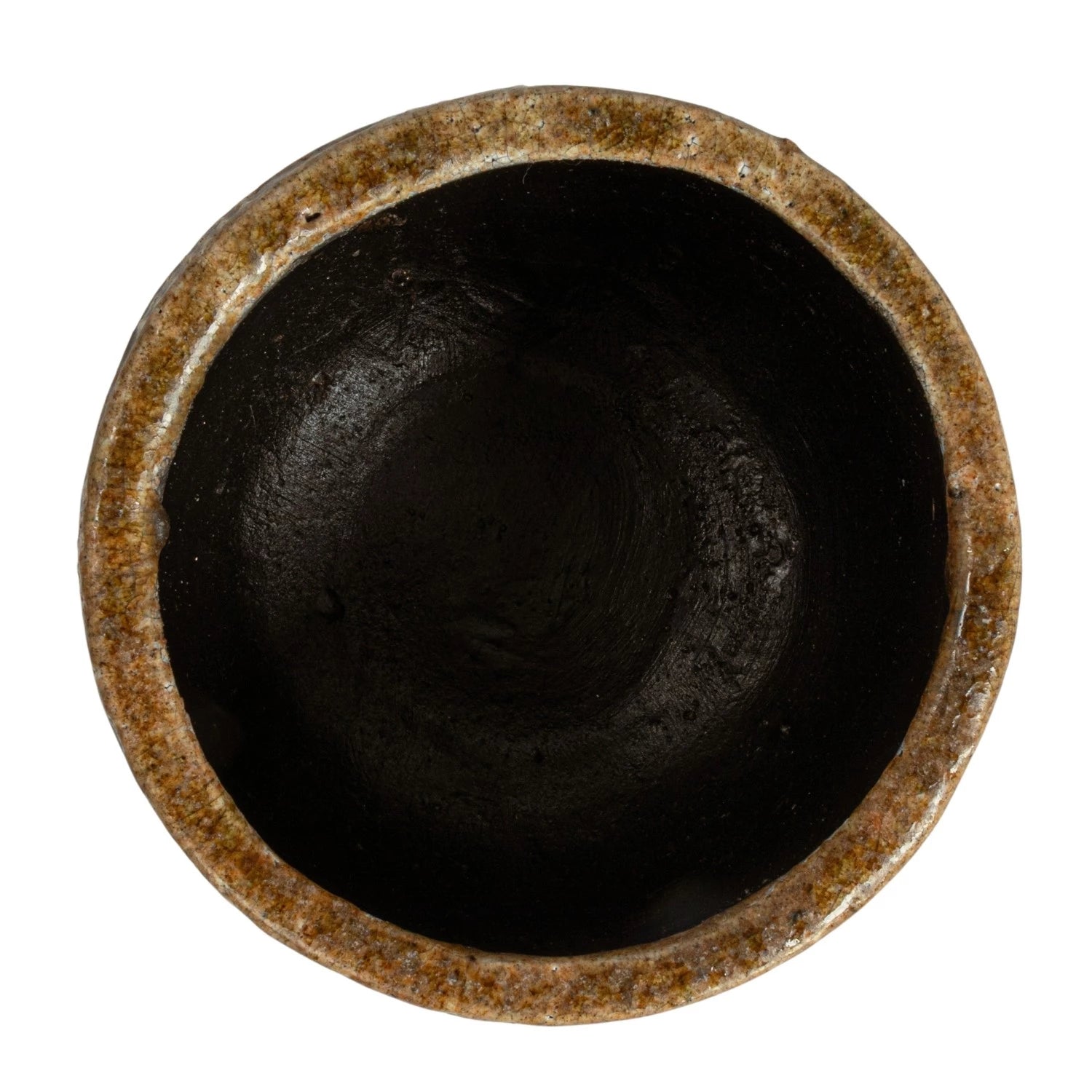 Round Embossed Terracotta Pot