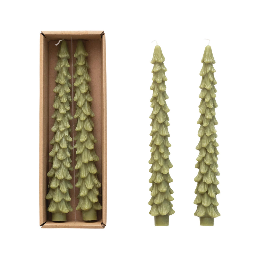 Tree Shaped Candlesticks - 2 Colors