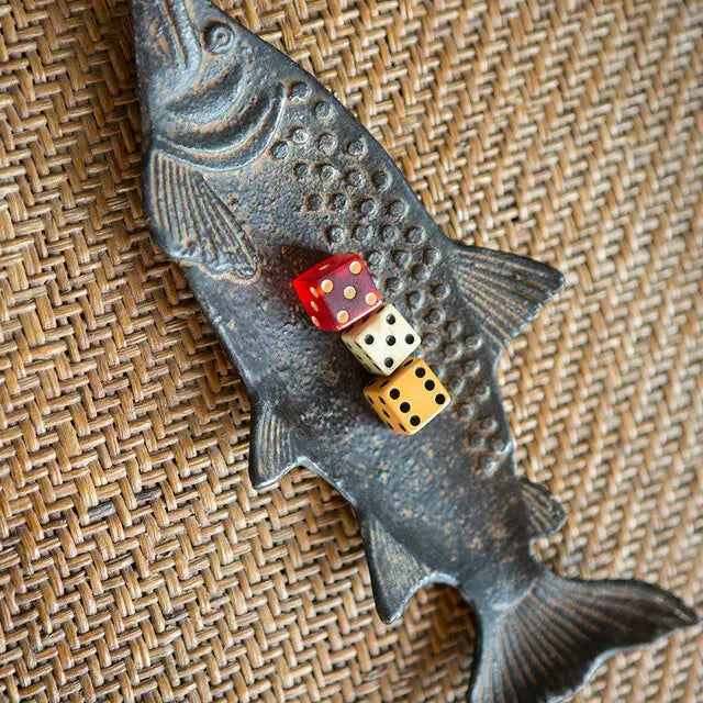 Rustic Iron Fish Tray