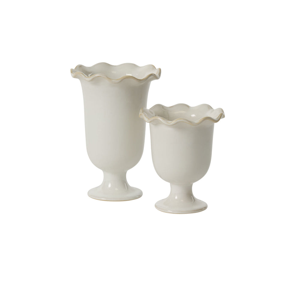 Flower Petal Ceramic Vase - 2 Sizes