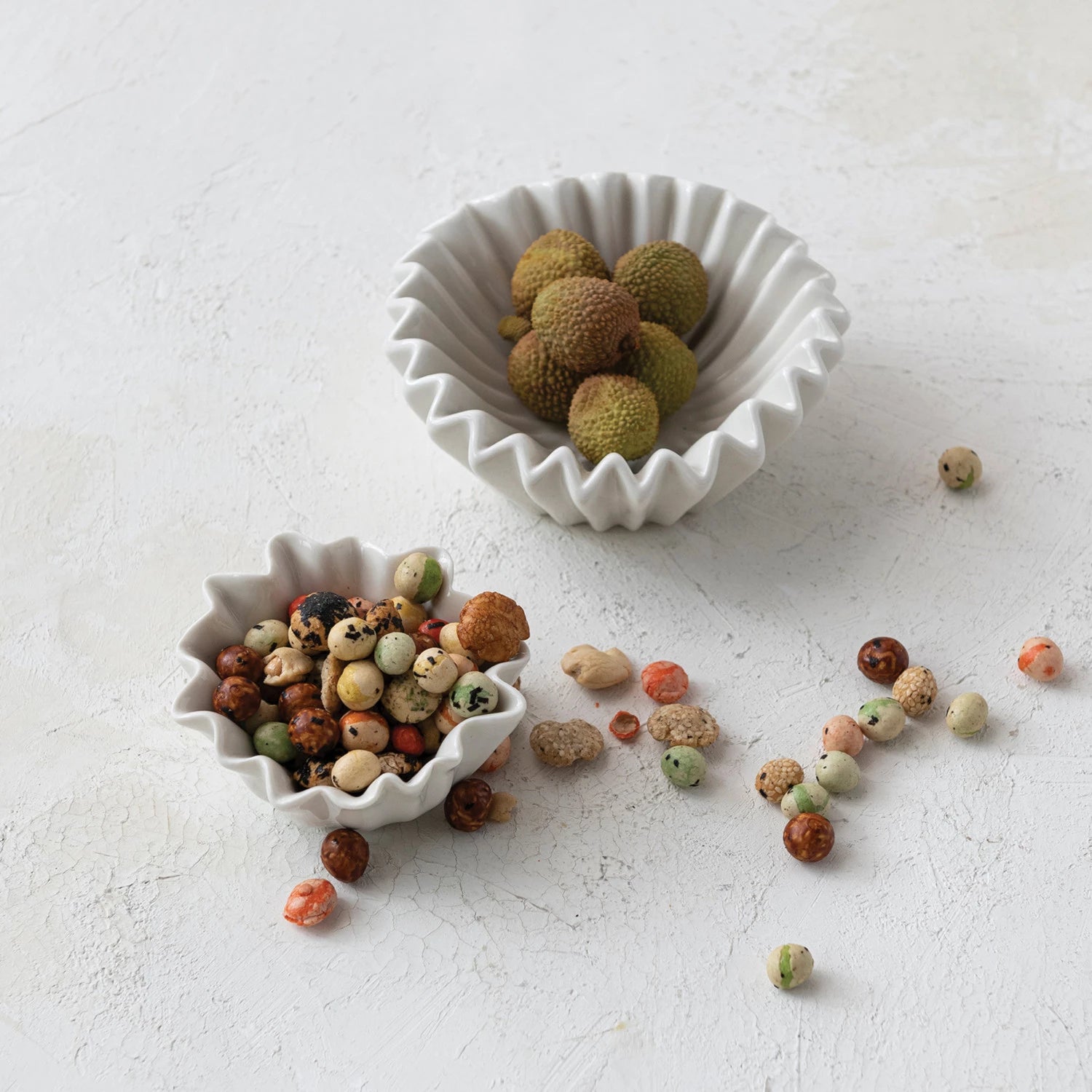 Fluted Stoneware Bowl
