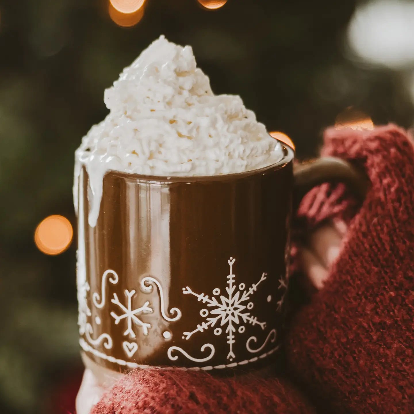 Hand-crafted Snowflake Mug