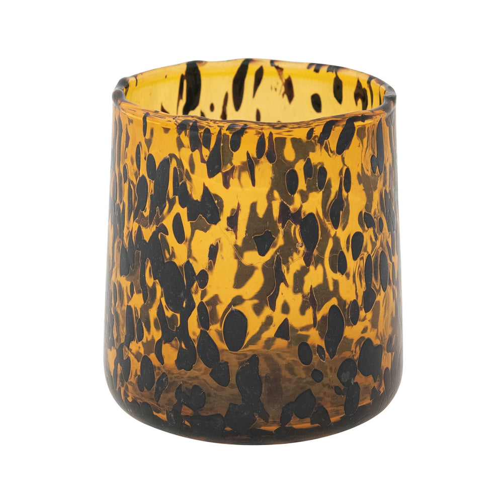 Tortoiseshell Drinking Glass