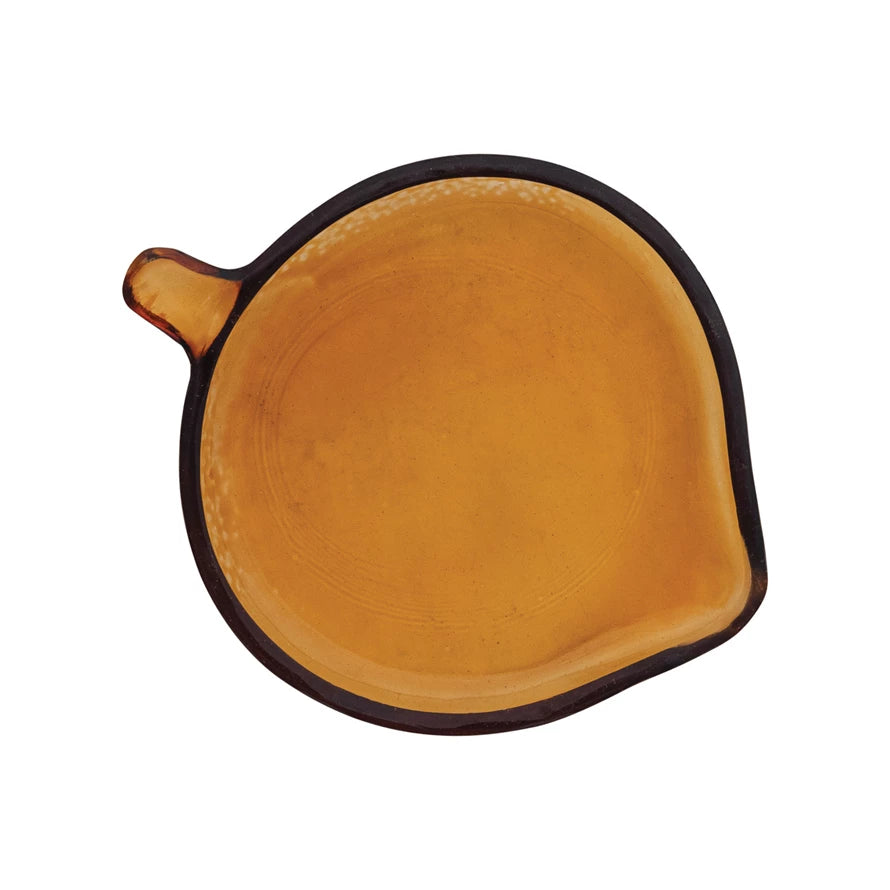 Glass Leaf Spoon Rest
