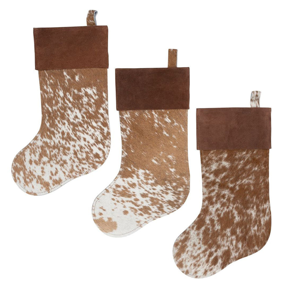 Cowhide Stocking - 5 Colors