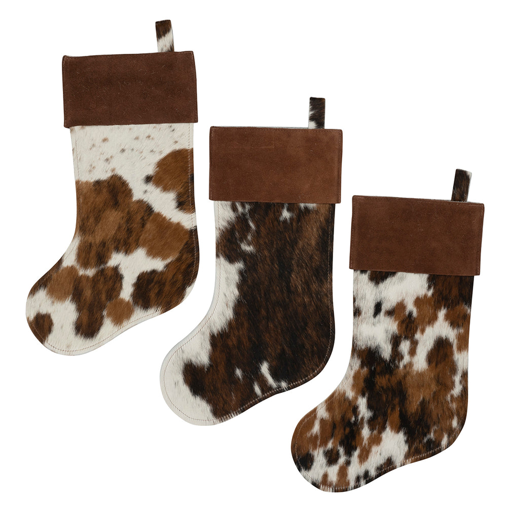 Cowhide Stocking - 5 Colors