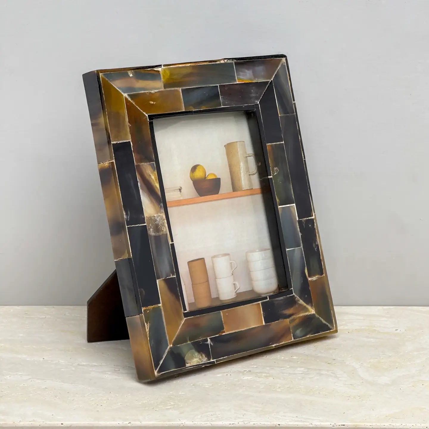 Handcrafted Genuine Horn Photo Frame - 2 Sizes