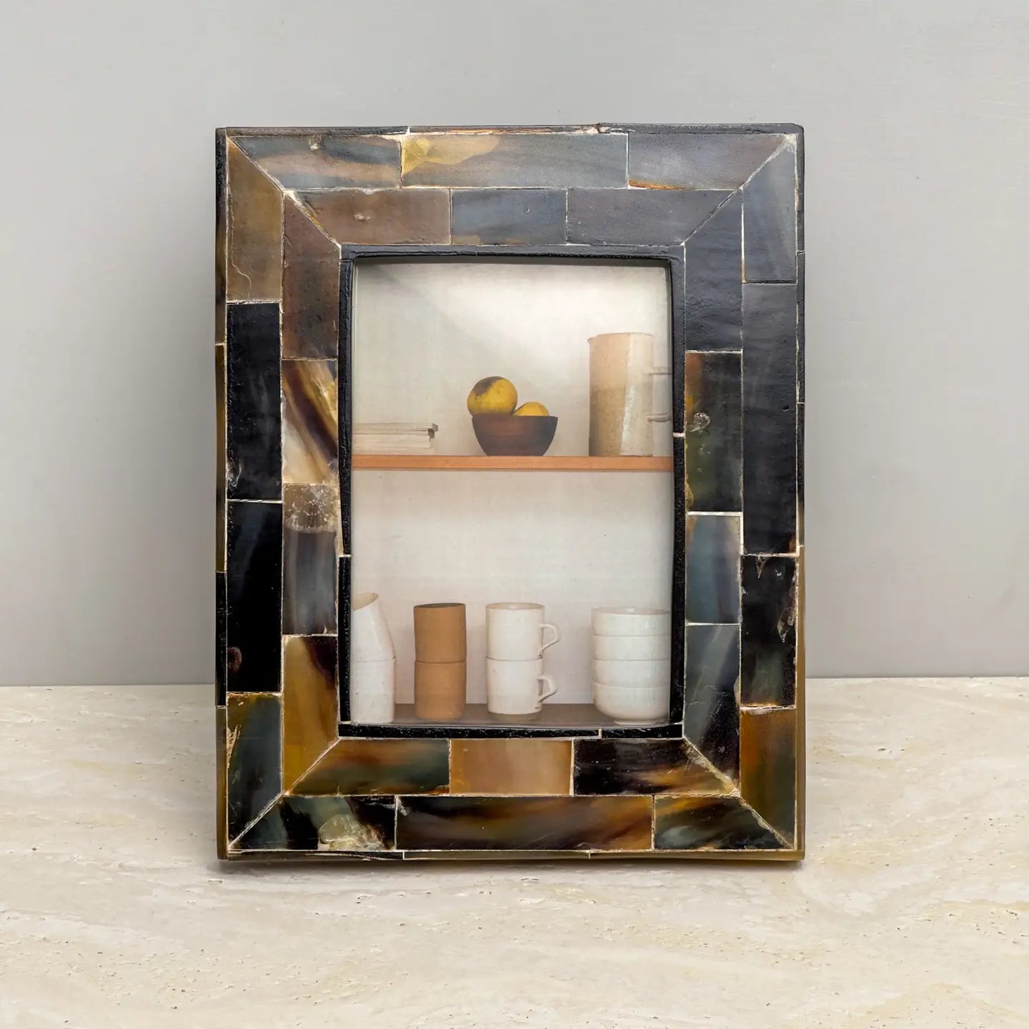 Handcrafted Genuine Horn Photo Frame - 2 Sizes