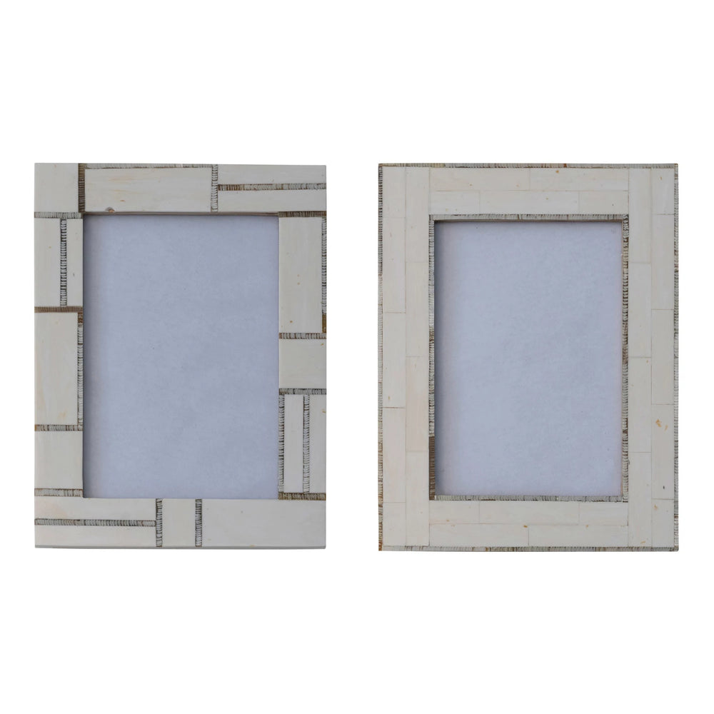 Natural Horn Inlay Photo Frame - 2 Styles
