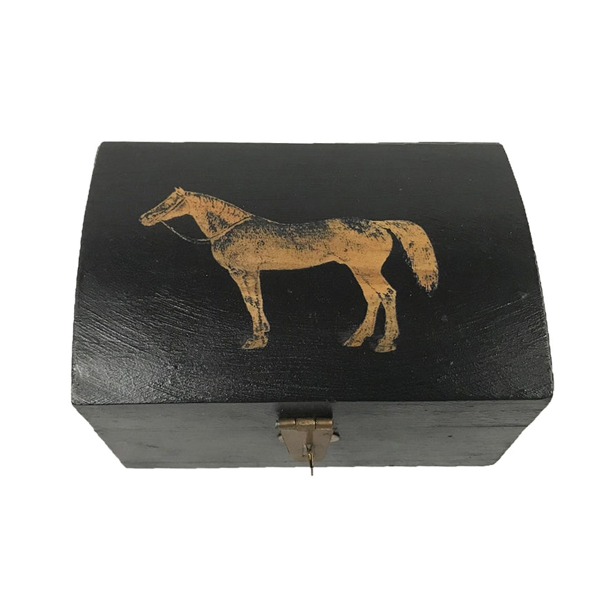 Engraved Wooden Trinket Box