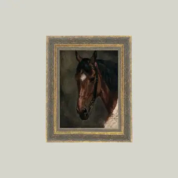 Horse Portrait on Canvas Framed Artwork - 3 Sizes
