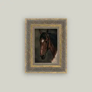 Horse Portrait on Canvas Framed Artwork - 3 Sizes