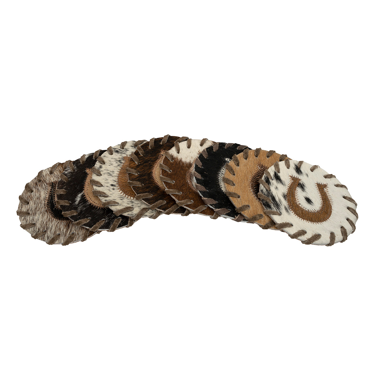 Natural Cowhide Coasters