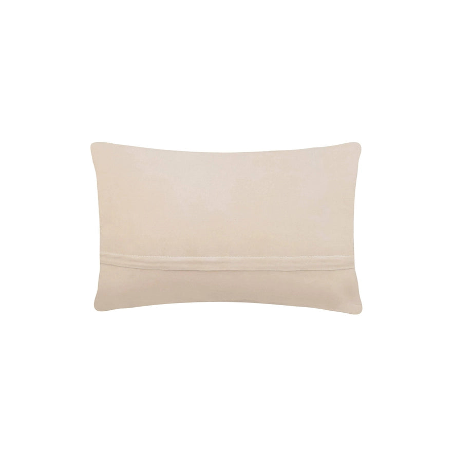 Hand-Hooked Howdy Cowboy Wool Pillow