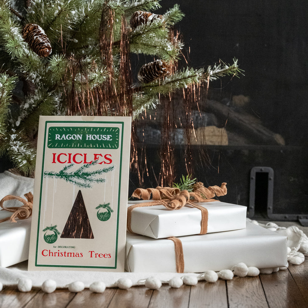 Metallic Tinsel Icicles - 3 Colors