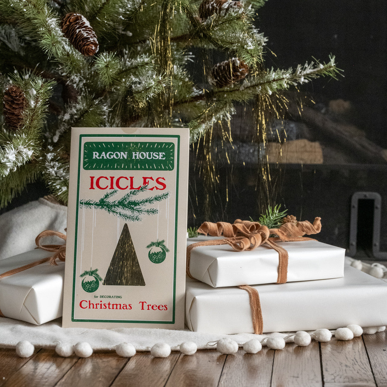 Metallic Tinsel Icicles - 3 Colors